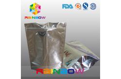 China Standing Aluminum Foil Pouch For Supplement / Foil Doypack With Zipper supplier
