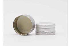 China 18mm 20mm Aluminum Tamper Evident Screw Cap Screw Thread Aluminum Pilfer Proof Cap supplier