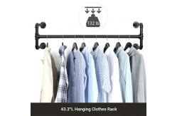 China Electrophoresis Coated Wall Mount Kids Cloth Hanger with Adjustable Height and Welding supplier