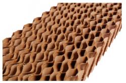 China Cellulose Honeycomb Evaporative Rigid Media Cooler Pads supplier