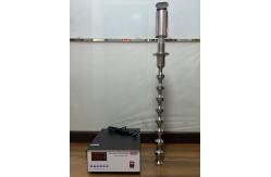 China 73mm 27khz Titanium Ultrasonic Tubular Transducer Rod Equipment supplier