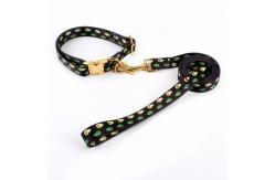 China Hardware Print Fray Proof Adjustable Nylon Dog Collar/dog leash/dog harness supplier