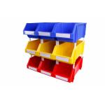 Customer Logo Plastic Divider Tool Container Back Hanging Shelf Bin Warehouse Storage