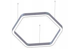 China Hexagon Led Linear Light Customized LED Light For Shopping Mall supplier