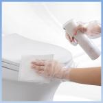 Transparent PE Disposable Food Prep Gloves For Cooking OEM for sale