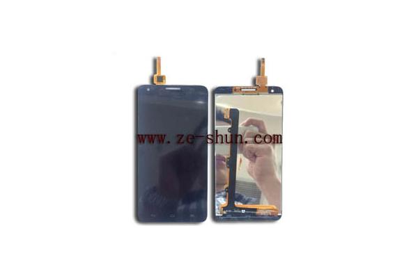 Black OEM Cell Phone LCD Screen Replacement For Huawei G750 LCD Complete