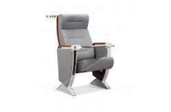China Padded Foldable Auditorium Chair With Armrests supplier