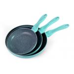 7pcs Glass Lid 1.7mm Pot Body Stackable Cookware Sets for sale