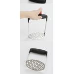 Stainless Steel Garlic Press Manual Kitchen Gadget Mashed Potato Masher Modern