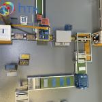 3D Wall Concrete Production Line Concrete Artificial Stone Making Machine
