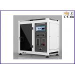 Stainless Steel Flame Test Equipment , Textile Testing Equipment With PLC Control for sale