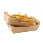 Custom Printing Biodegradable Boat Shape French Fry Container Takoyaki Tray Paper Box for sale
