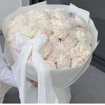 French Pearl Snow Satin Fabric Flower Bouquet DIY Bow Decoration Floral Materials for sale