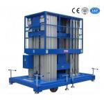 Multi Mast Aluminum Profile Aerial Work Platform 16m Platform Height with Motorized Wheel for sale