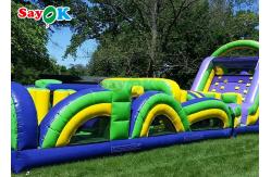 China 5k Giant Inflatable Sports Obstacles Challenge Backyard Inflatable Run Obstacle Course supplier