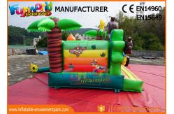 China Double Stitching Monkey Jungle  Commercial Bouncy Castles / Kids Inflatable Jumper supplier