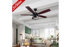China CE CB 5 Blades Room Classic Ceiling Fan With Light Engineering Model supplier