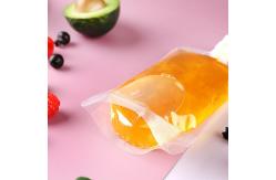 China BPA Free Transparent Clear Frozen Drinking Pouch With Spout Disposable Stand Up supplier