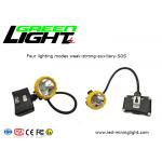 GLS12-A 6.8Ah 15000lux Semi Corded Miners Cap Lamp With Long Working Time for sale