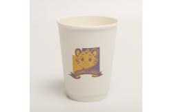 China Disposable Double Wall Paper Cup 16oz Compostable For Hot Cold Beverage supplier