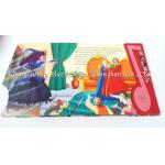 Note Shaped 6 Button Baby Sound Books , Indoor Musical Toddler Sound Book