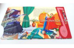 China Note Shaped 6 Button Baby Sound Books , Indoor Musical Toddler Sound Book supplier