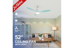 China 52  Low Energy Saving Silent Ceiling Fan With Remote ABS Plastic Blades supplier
