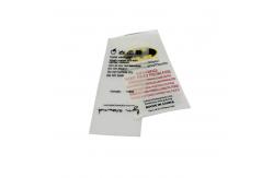 China Silk Screen Printing Labels For Clothes Smooth Sleepwear Care supplier