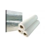 Large Format Matte Pure Cotton Inkjet Printing Canvas Anti Cracking 360gsm for sale