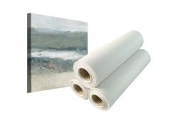 China Large Format Matte Pure Cotton Inkjet Printing Canvas Anti Cracking 360gsm supplier