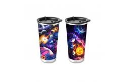 China Customized PP / PET 3D Lenticular Cup Printing 75ml - 1500ml Non-toxic supplier