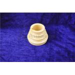 99% Alumina Material Custom Ceramic Parts High Hardness In Yellow Color for sale