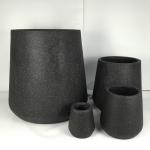 Handmade Character Fiber Clay Planter Weather Resistant For Home Garden