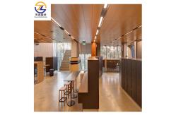 China Steel Interior PVDF Aluminium Cladding Tiles 1200mm Perforated Metal Ceiling supplier