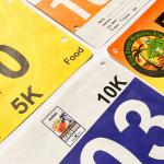 Customized Marathon Running Digital Bib Number Screen Printing Method Made with Tyvek Material