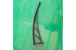 China Customizable Plastic ABS Canopy Brackets For PC Window Cover Protection supplier