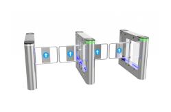China Office Hospital Factory Entrance And Exit Management Swing Barrier Gate supplier