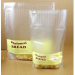 Cream Yellow Transparent PE / NY /PET Plastic Pouches Packaging Window for Bread Food for sale