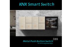 China 24V DC KNX Smart Switch Home / Villa / Hotel Application UK Wall Switch supplier