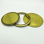4L 165mm Tin Paint 0.23mm Round Gold Lacquer Metal Can Lids for sale