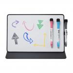 Desktop Magnetic Whiteboard Dry Erase Lapboard Erasable Writing Board With Marker for sale