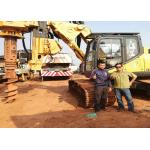 125KN Crawler Auger Machine For Piling Hydraulic Used Pile Driving Equipment