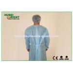 Anti Splash SMS Disposable Isolation Gown For Clinic for sale