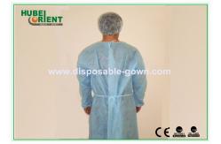 China 18g/M2 Polypropylene Disposable Isolation Gowns With Elastic Wrist supplier
