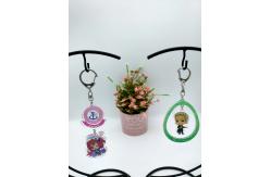 China Innovative Acrylic Sheet Keychain Ornamental Offset Printing 3mm Thick supplier