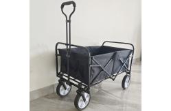 China Adjustable Handle Heavy Duty Camping Cart Utility Collapsible Storage Folding Wagon supplier
