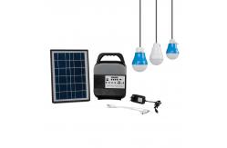 China Multifunctional Touch Switch Solar Rechargeable Lamp With Solar Panel supplier