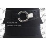 Laser PU / Elastic Wide Womens Stretch Belts Special Buckle In 7cm - 5cm for sale