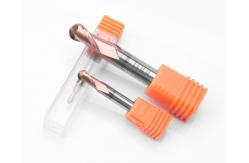 China Two Flute 45hrc Ball Nose Milling Cutter Gear Micro Grain Router Bits supplier