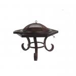 Hexagon Shape Stainless Steel Charcoal Outdoor Grills Painted Portable Bbq Fire Pit for sale